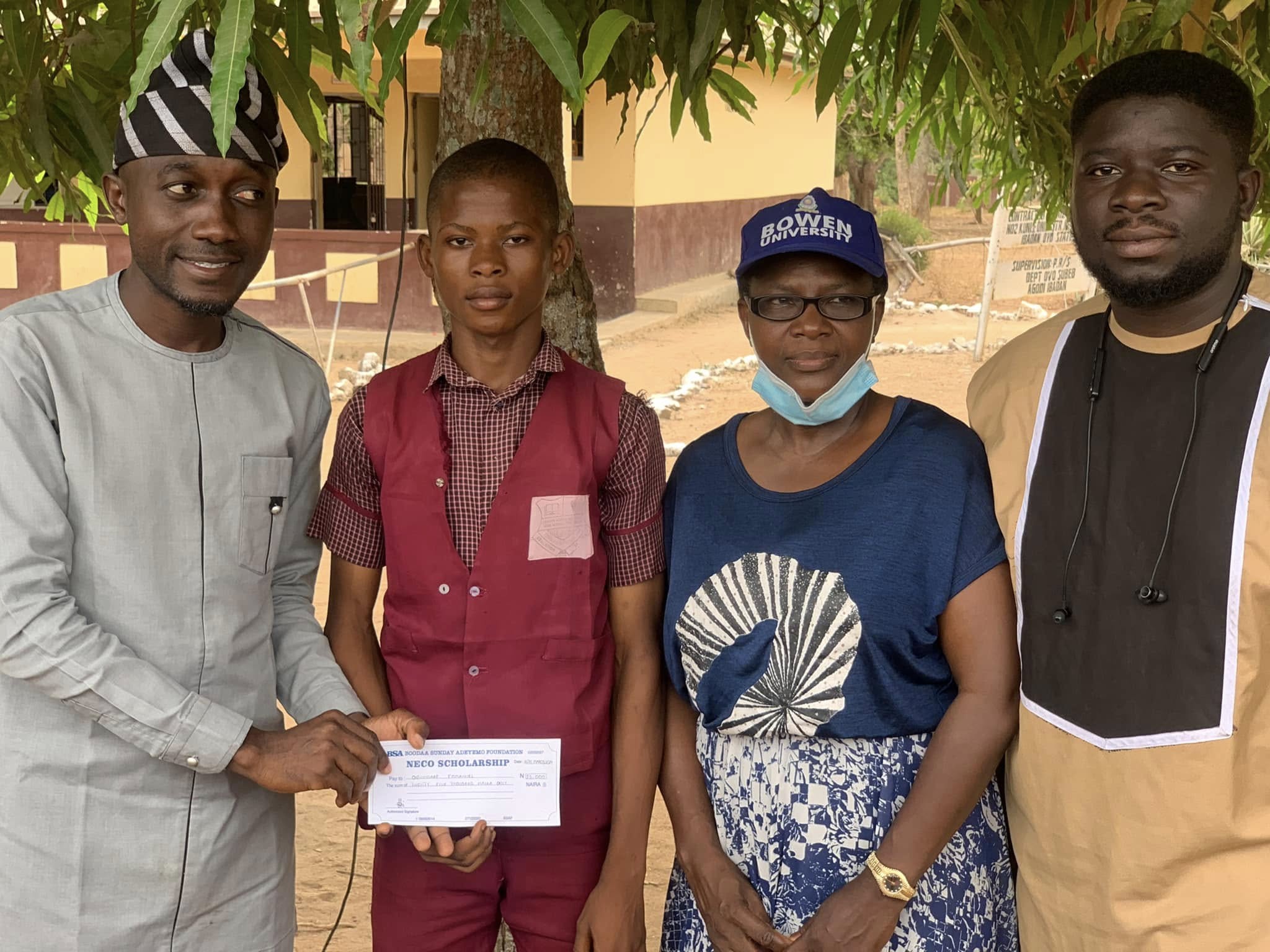 Cash Gift to Students